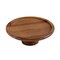Kalmar Home Cake Stand - Black and Natural Acacia Base in Two Different sizes